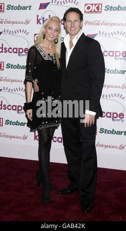 Brendan Cole and Camilla Dallerup arrive for the Kidscape Charity Fundraiser at the Grosvenor House Hotel in Park Lane, central London. Stock Photo