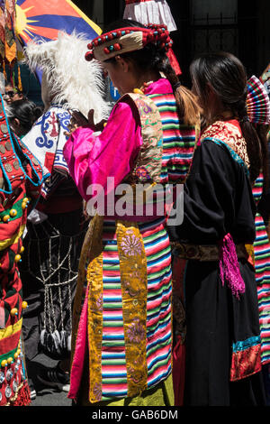 Annual International Cultural Parade, NYC USA Stock Photo