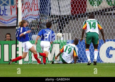 Senegal's Papa Bouba Diop celebrates scoring against France Stock Photo -  Alamy