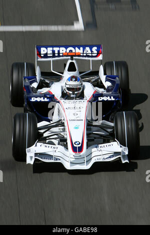 Formula One Motor Racing - British Grand Prix - Qualifying - Silverstone. German Sauber BMW Formula One driver Nick Heidfeld Stock Photo