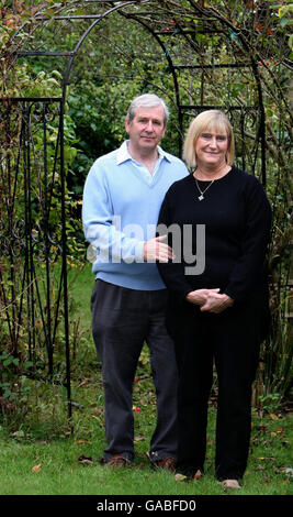 EMBARGOED to 0001 Thursday October 4. Husband and wife Peter and Roma ...