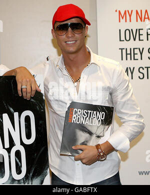 Soccer - Cristiano Ronaldo Book Launch - Old Trafford Stock Photo