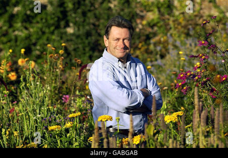 Alan Titchmarsh at West Dean Gardens, Chichester, West Sussex. Stock Photo
