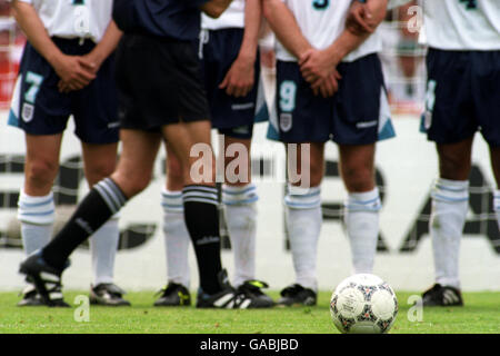 Soccer - Euro 96 - Group One - England v Switzerland - Wembley Stadium Stock Photo