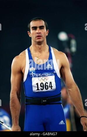 Sydney 2000 Olympics - Men's Javelin Stock Photo