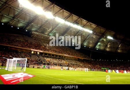 International Soccer - Friendly - South Korea v England. The Jeju World Cup Stadium plays host to the game between South Korea and England Stock Photo