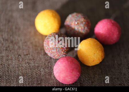 Colorful sugar balls Stock Photo