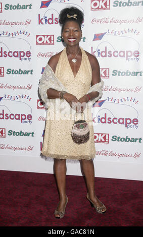 Floella Benjamin arrives for the Kidscape Charity Fundraiser at the Grosvenor House Hotel in Park Lane, central London. Stock Photo