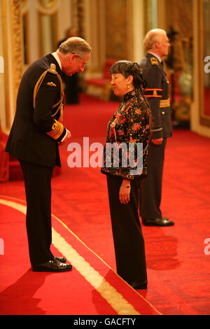 Judy Ling Wong from Llanberis is made a CBE by the Prince of Wales at ...