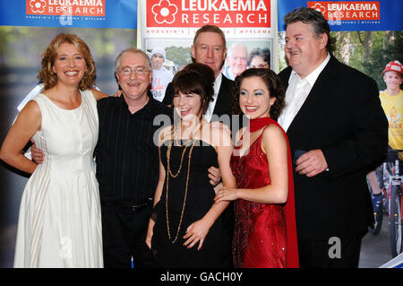 Celebrities gather at the Royal Albert Hall before performing in