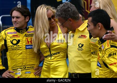 Formula One Motoracing - European Grand Prix  - Qualifying Stock Photo