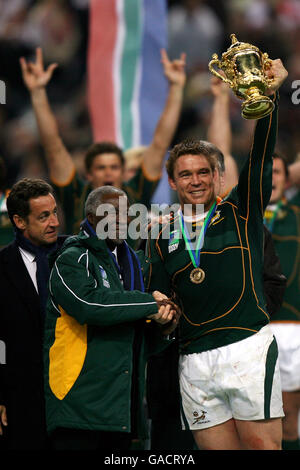 Rugby Union - IRB Rugby World Cup 2007 - Final - England v South Africa - Stade De France Stock Photo