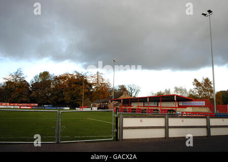 Soccer - Unibond Northern Premier League - Division 1 South - Sheffield FC - The Bright Finance Stadium Stock Photo