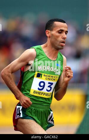 Athletics - Norwich Union Classic - Sheffield. Salah Hissou in action in the men's 3000m race Stock Photo