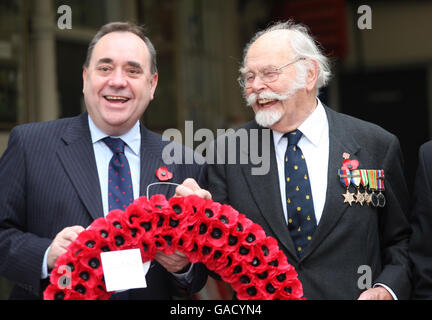 Scottish poppy appeal launched Stock Photo