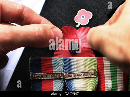 Scottish poppy appeal launched Stock Photo