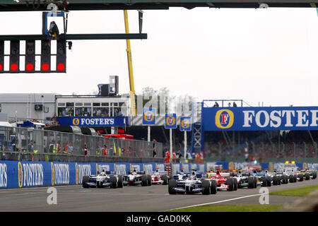 Formula One Motoracing - British Grand Prix  - Race Stock Photo