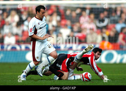 Soccer - Coca-Cola Football League Championship - Sheffield United v Burnley - Bramall Lane Stock Photo