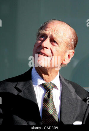 The Duke of Edinburgh pictured at the world-famous Pinewood Studios today. Stock Photo