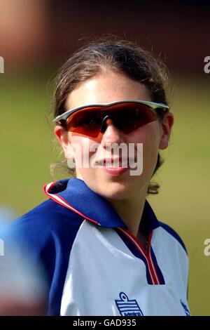 Cricket - Women's International Friendly - New Zealand v England. England's Laura Harper Stock Photo