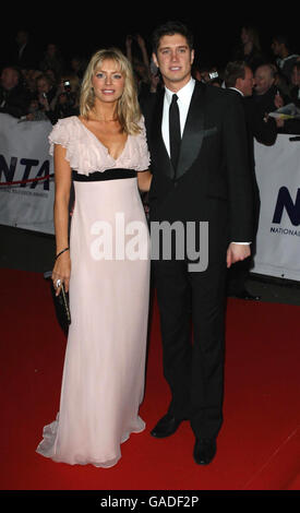 National Television Awards 2007 Arrivals - London. Tess Daly and Vernon Kay arrive at the National Television Awards 2007, Royal Albert Hall, London. Stock Photo
