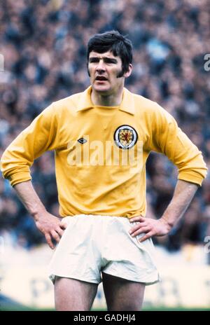 Soccer - Home International Championship - Scotland v England. Bobby Clark, Scotland goalkeeper Stock Photo