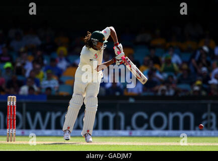 Australia's Andrew Symonds in action during day two of the test match against Sri Lanka Stock Photo