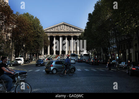 Church of Madeleine from the Rue Royale, Paris. Picture David Jones/PA Stock Photo