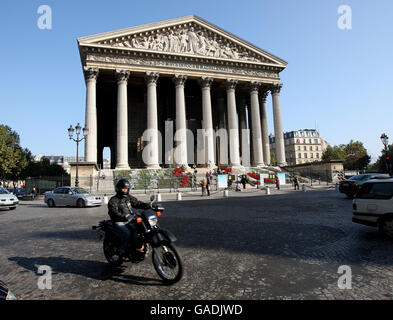 Church of Madeleine from the Rue Royale, Paris. Picture David Jones/PA Stock Photo