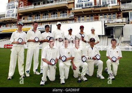 Cricket - The Hobbs Trophy - Croydon SCA u15's v London SCA u15's Stock Photo