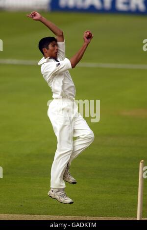 Cricket - The Hobbs Trophy - Croydon SCA u15's v London SCA u15's. Action from the Hobbs Trophy at the AMP Oval Stock Photo