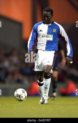 Soccer - Friendly - Blackburn Rovers v Lazio. Dwight Yorke, Blackburn Rovers Stock Photo