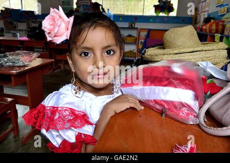 Marinera - Festival on the Day of San Pedro  in PUERTO PIZARRO . Department of Tumbes .PERU Stock Photo