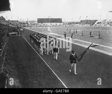 Paris 1924 Olympic Games - Opening Ceremony - Colombes Stadium. The ...