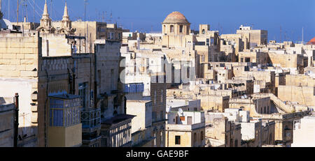 View over Valletta, Malta, Europe Stock Photo