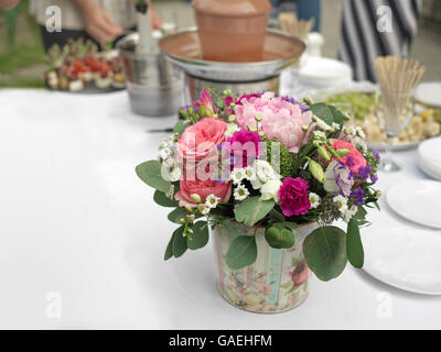 Flowers in a vase Stock Photo