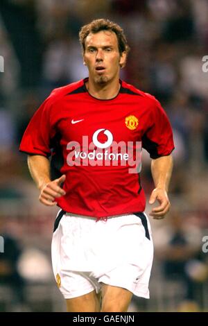 Soccer - Amsterdam Tournament - Manchester United v Ajax. Manchester United's Laurent Blanc in action against Ajax Stock Photo