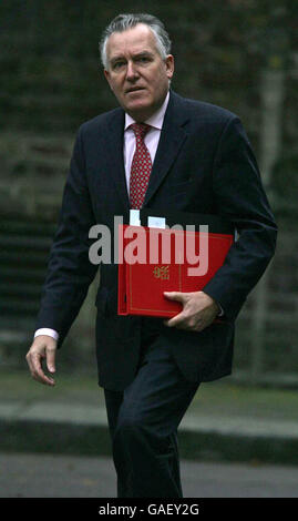 Work and Pensions Secretary Peter Hain arrives for a cabinet meeting at Downing Street, London. Stock Photo