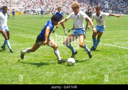 Soccer - World Cup Mexico 86 - Quarter Final - England v Argentina Stock Photo