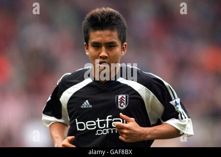 Soccer - FA Barclaycard Premiership - Sunderland v Fulham. Junichi Inamoto of Fulham Stock Photo