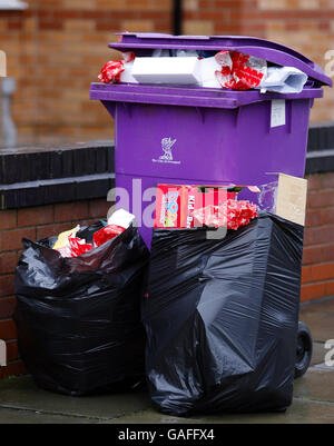Christmas rubbish Stock Photo