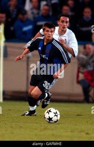 Soccer - UEFA Champions League - Second Qualifying Round - First Leg - Club  Brugge v Lokomotiv Plovdiv. Gaetan Englebert, Club Brugge Stock Photo -  Alamy