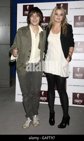 Paolo Nutini and his girlfriend Teri Brogan arrive for the Led Zeppelin ...