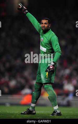 Soccer - UEFA Champions League - Group H - Arsenal v Steaua Bucharest - Emirates Stadium Stock Photo