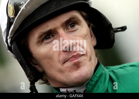 Horse Racing - Cheltenham Racecourse. Jockey Tony McCoy at Cheltenham Racecourse today. Stock Photo