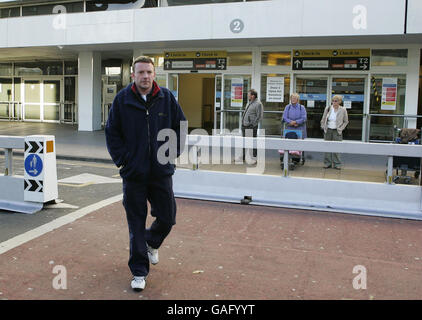 John Smeaton speaks on Glasgow Airport terror attack Stock Photo