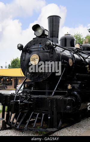 Ole 382 or the Cannonball Engine at the Casey Jones Railway Museum at Jackson Tennessee Stock Photo