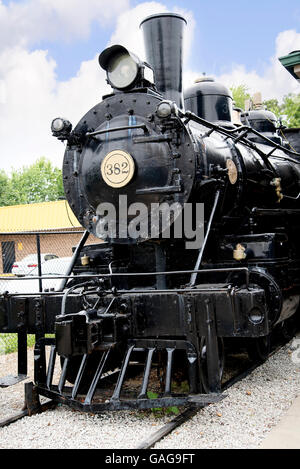 Ole 382 or the Cannonball Engine at the Casey Jones Railway Museum at Jackson Tennessee Stock Photo