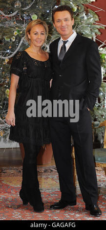 Actor Martin Kemp and singer and wife Shirley attend a Vodaphone Lifesaver Award winners during a reception at 10 Downing Street, London today. Stock Photo