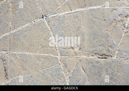 Brown gray stone with white lines texture background Stock Photo